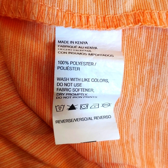 IZOD GOLF M ORANGE SHORT SLEEVE GOLF POLO - Picture 4 of 4